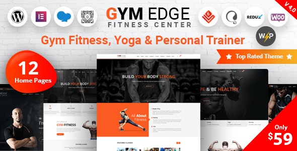 Nulled Gym Edge v4.2.2 - Gym Fitness WordPress Theme