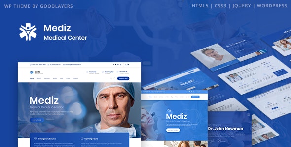 Nulled Mediz v2.0.3 - Medical WordPress Theme